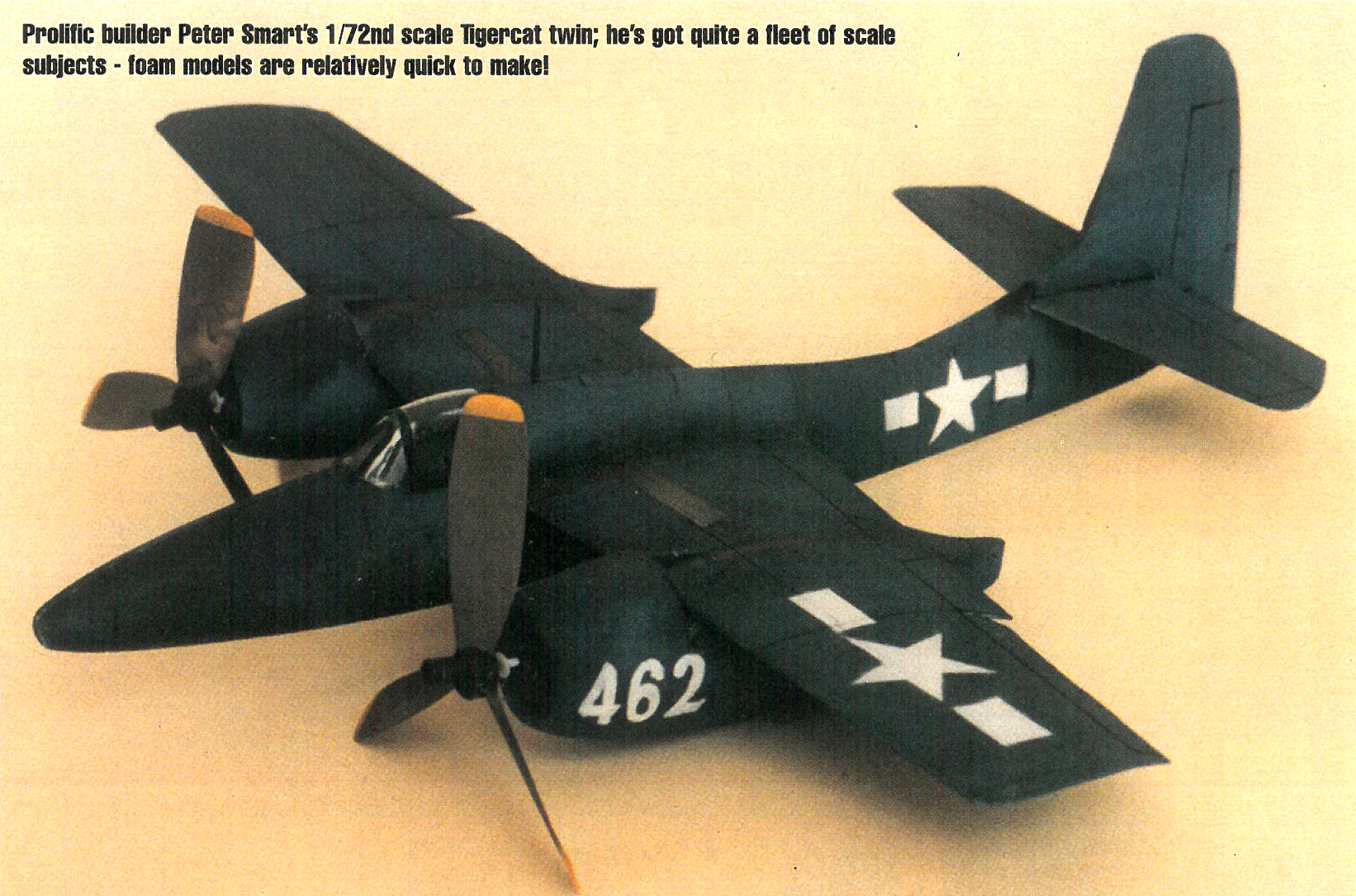 Construire des maquettes d'avion en mousse