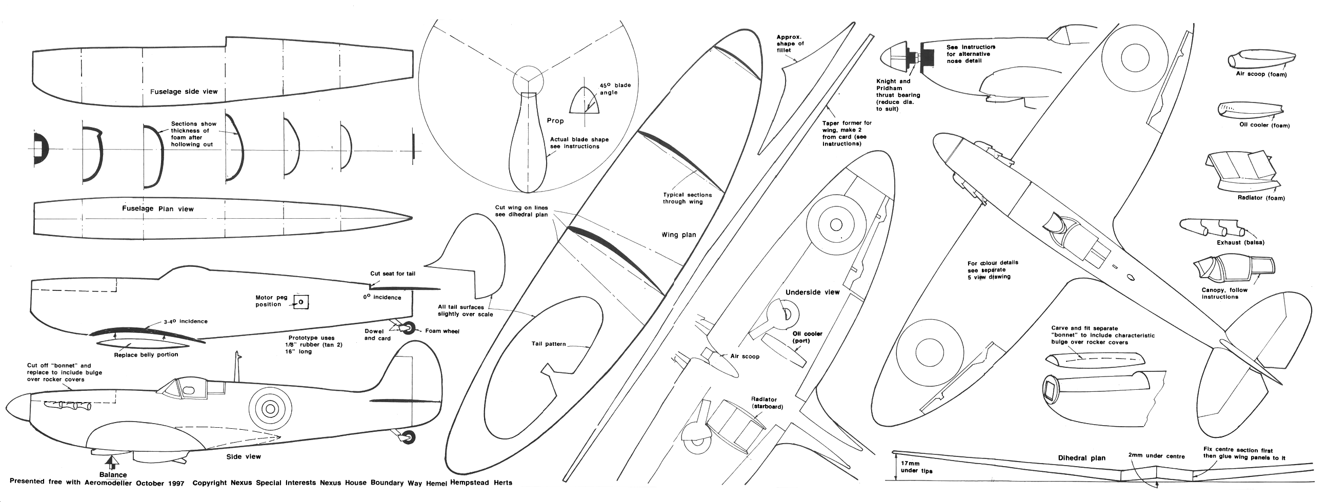 Construire des maquettes d'avion en mousse